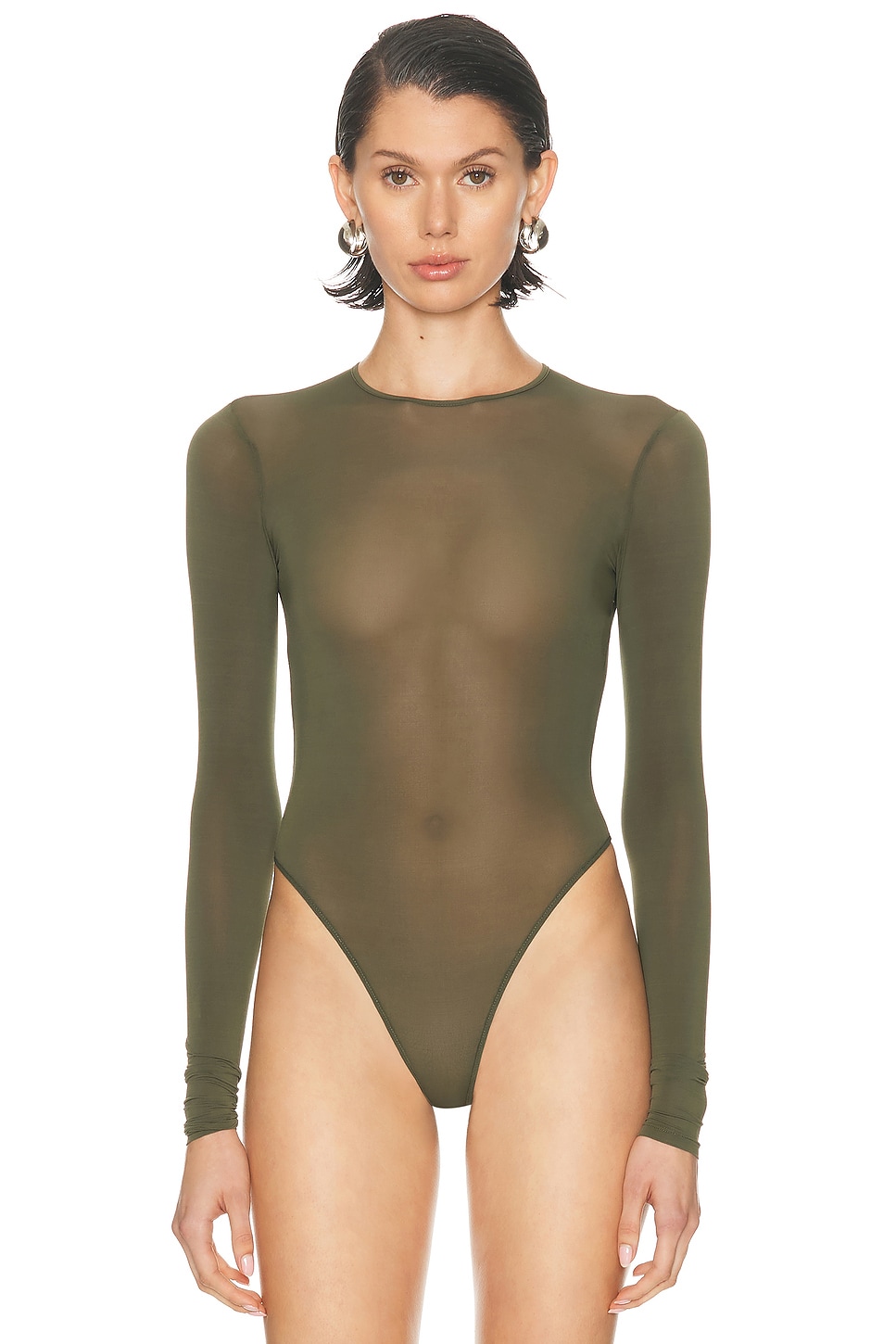 Wardrobe.NYC Sheer Bodysuit