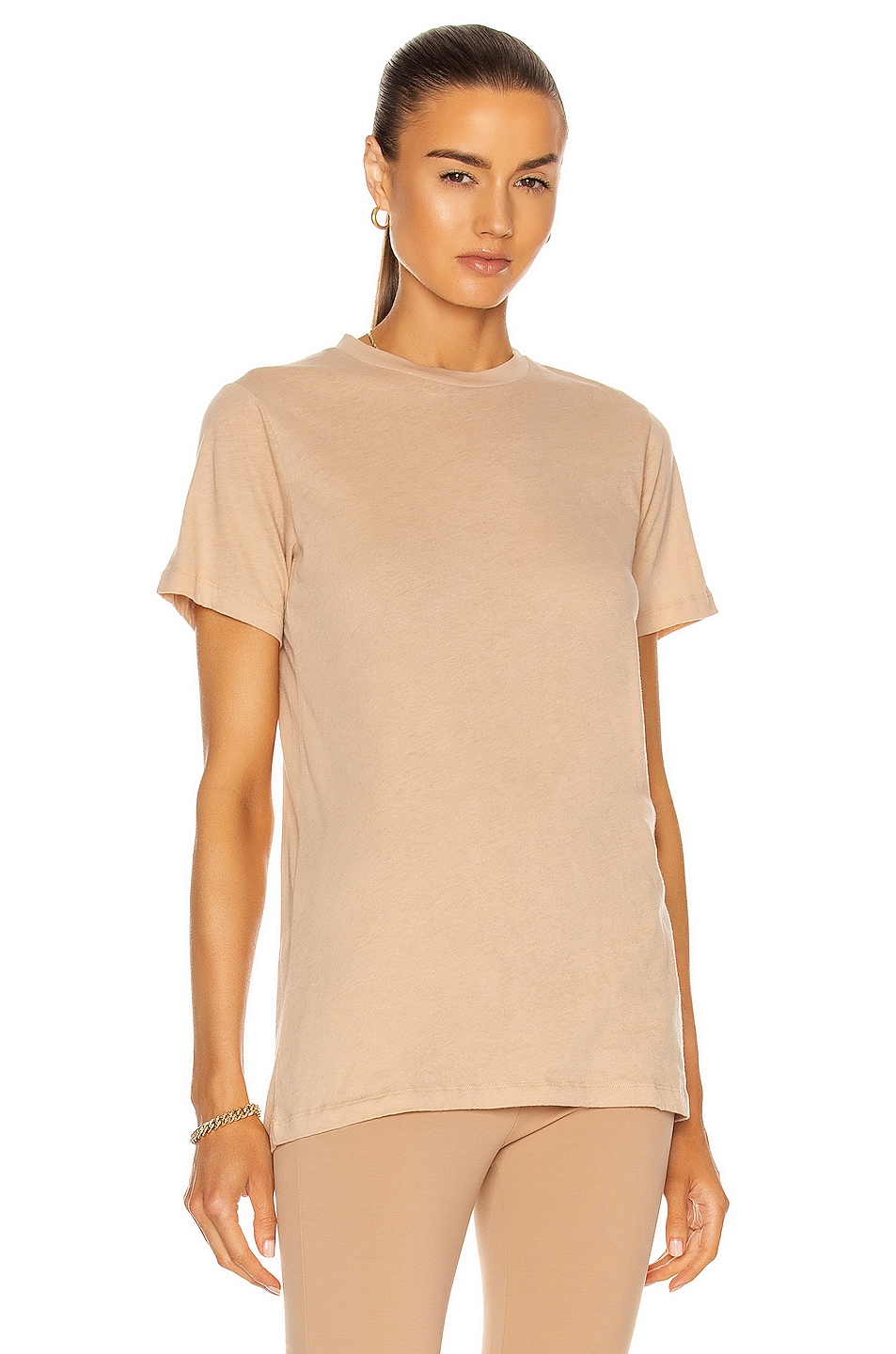 Image 1 of WARDROBE.NYC Fitted T-Shirt in Khaki