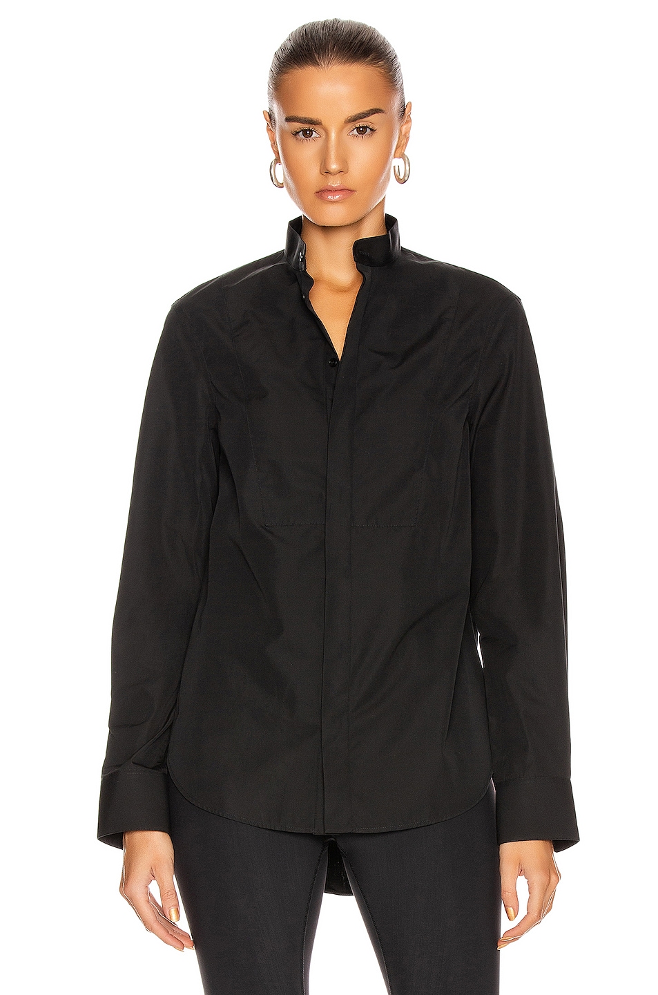 Image 1 of WARDROBE.NYC Tuxedo Shirt in Black