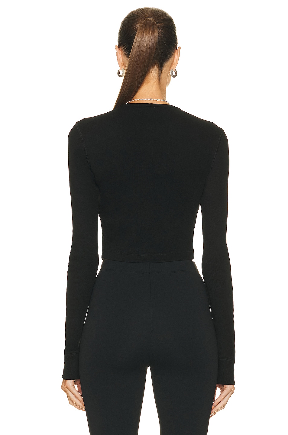 Hailey Hi-Lo Tee - Black main image 1