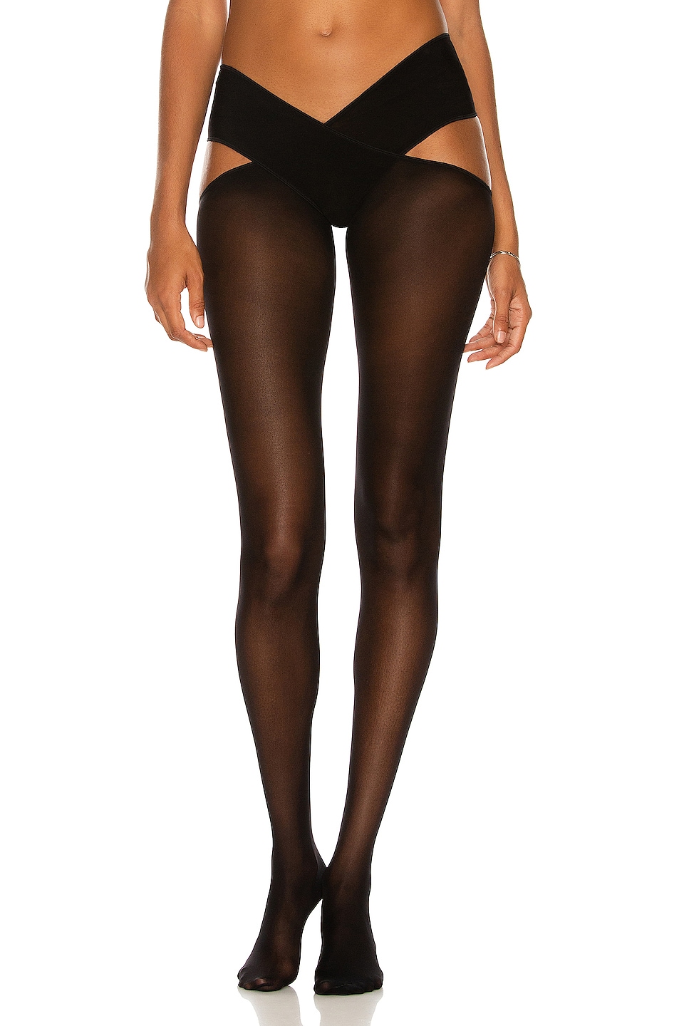 Individual 12 Stay Hip Tights in Black