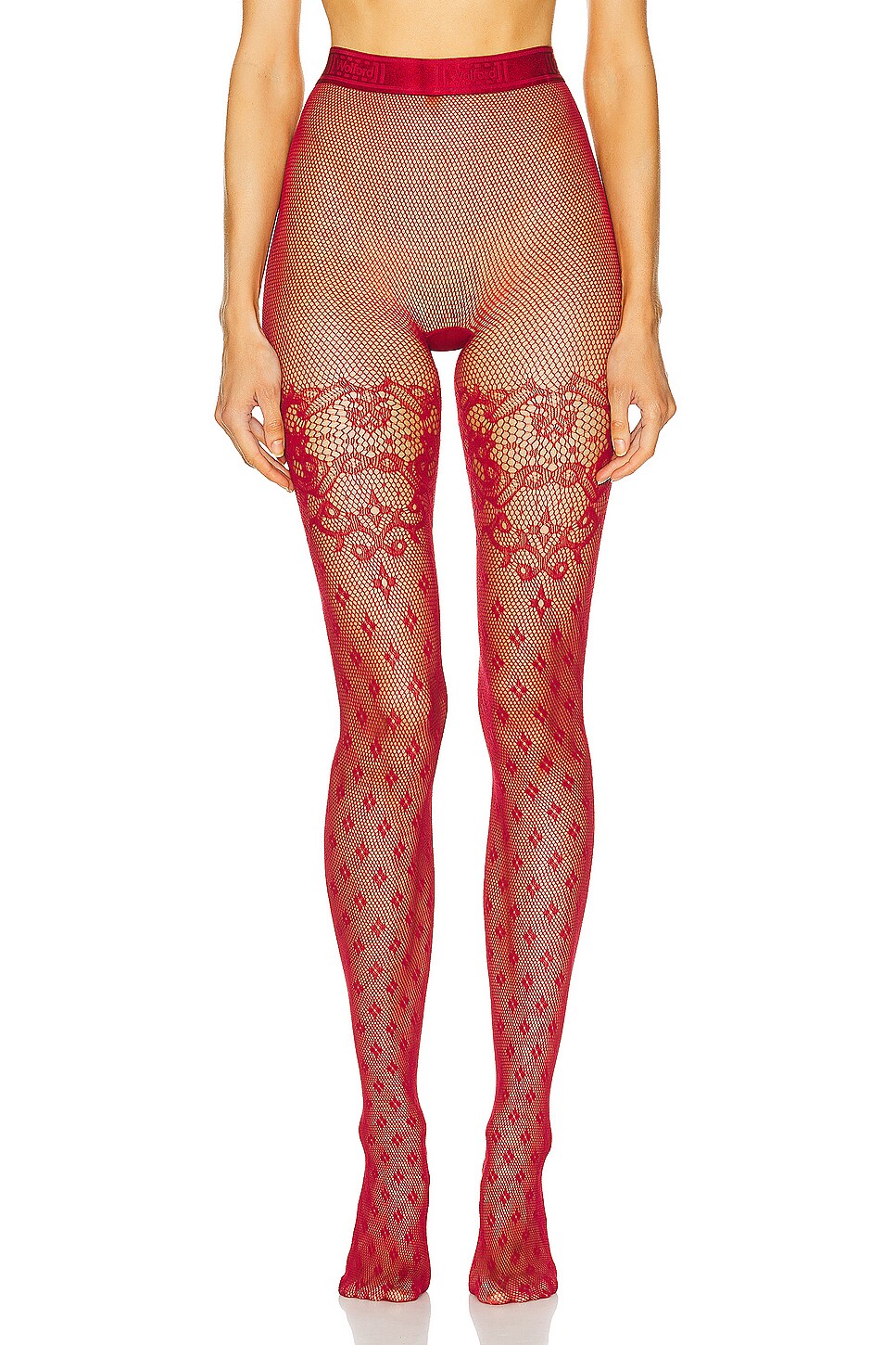 Wolford Fleur Net Tights