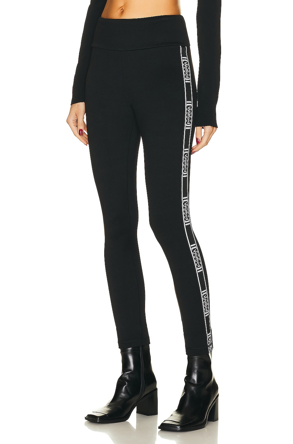 Image 1 of Wolford Thermal Legging in Black