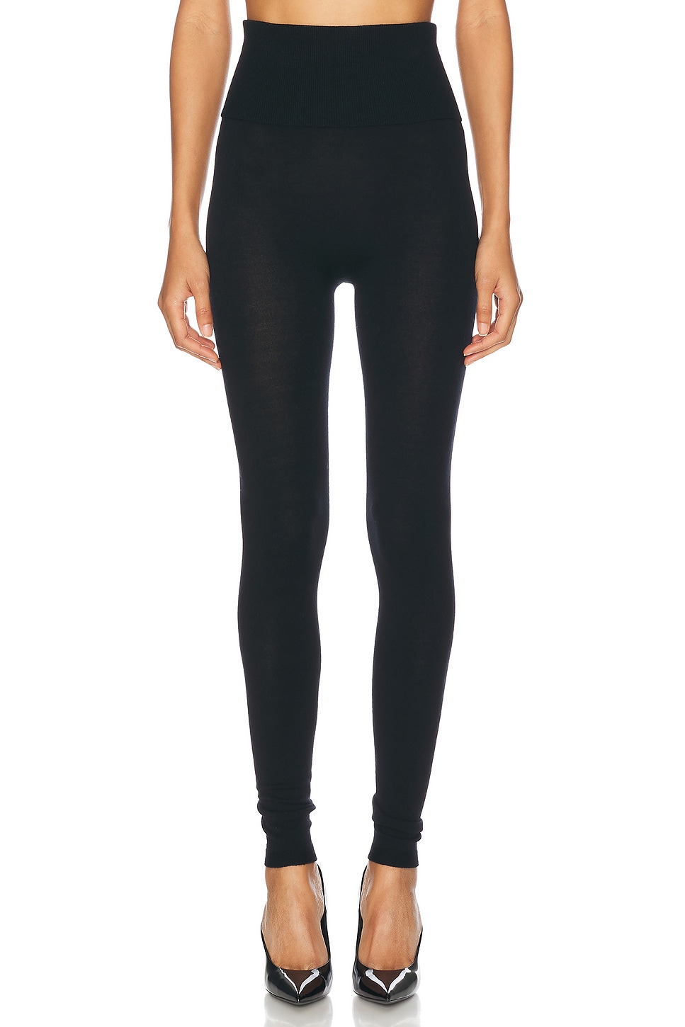 Wool Ford Legging in Black