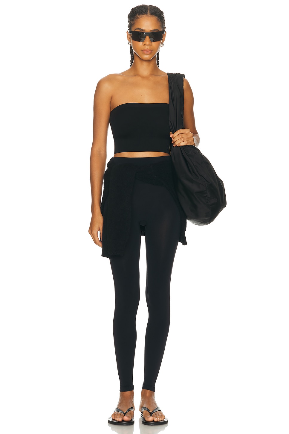 Image 4 of Wolford Seamless Essential Sleeveless Top in Black