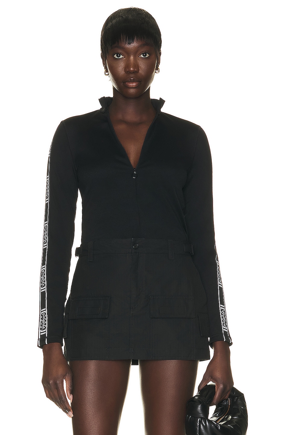 Image 1 of Wolford Thermal Long Sleeve Top in Black