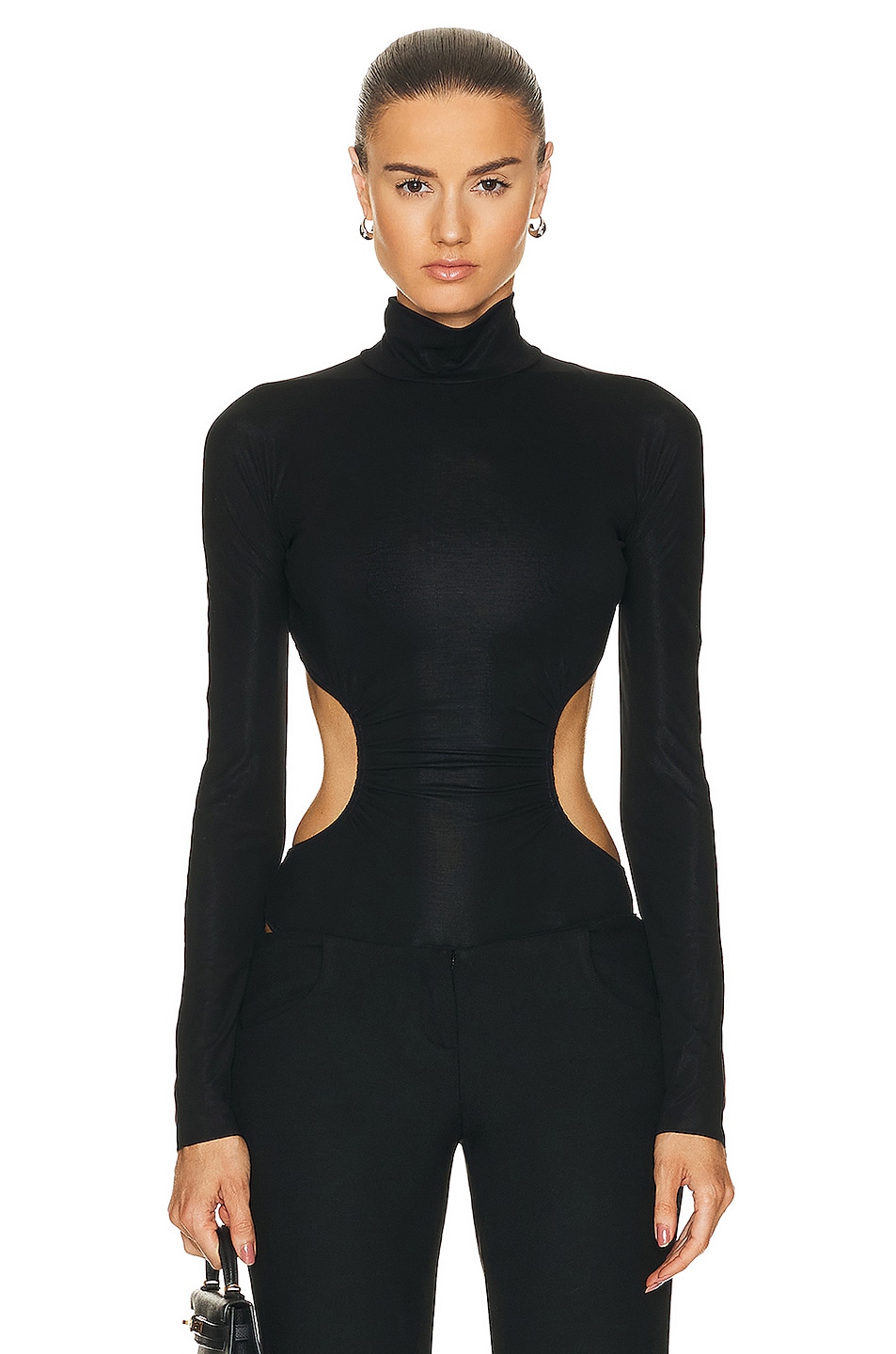 Image 1 of Wolford Alida String Bodysuit in Black