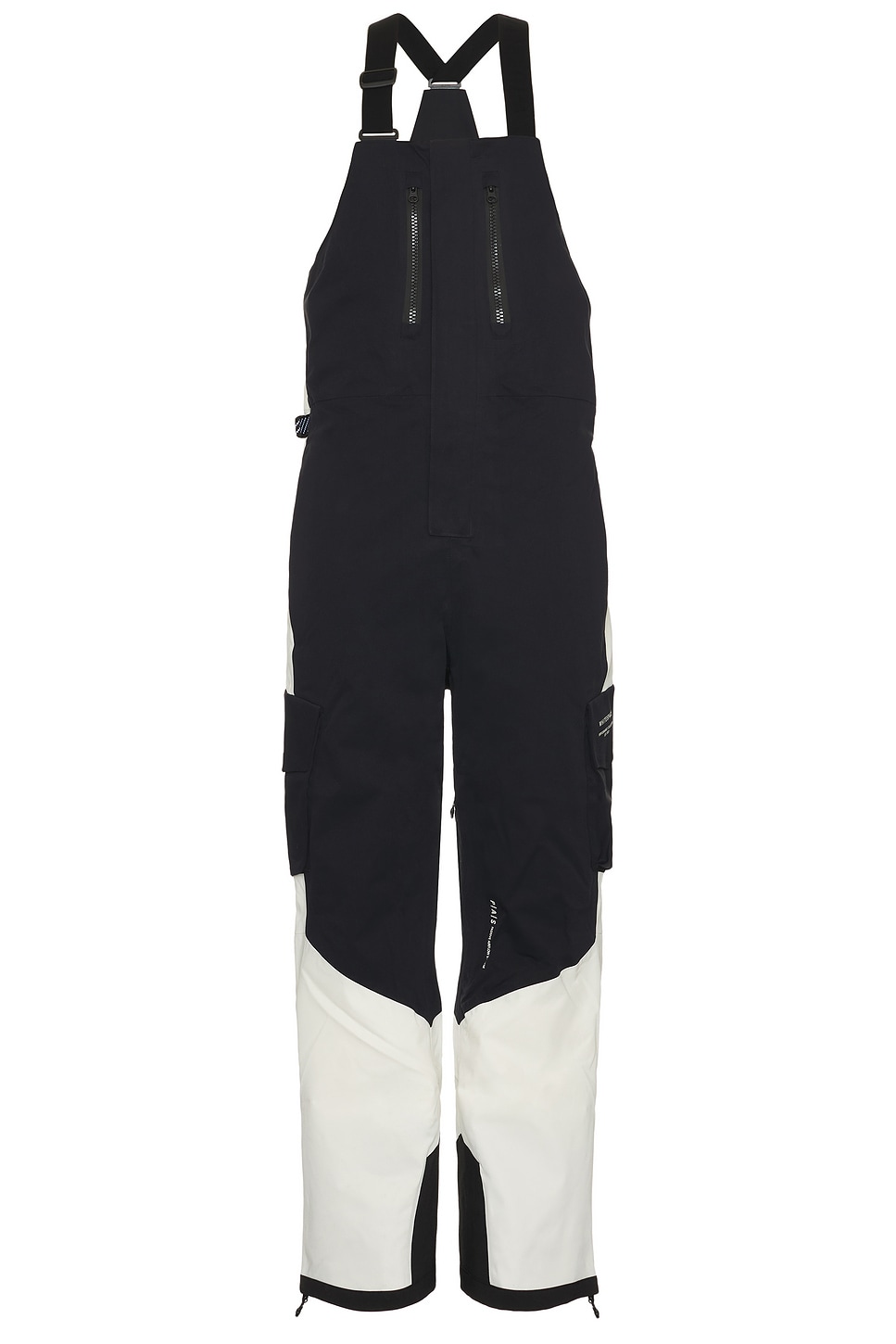 Whitespace 2L Cargo Insulated Bib Pant in Black