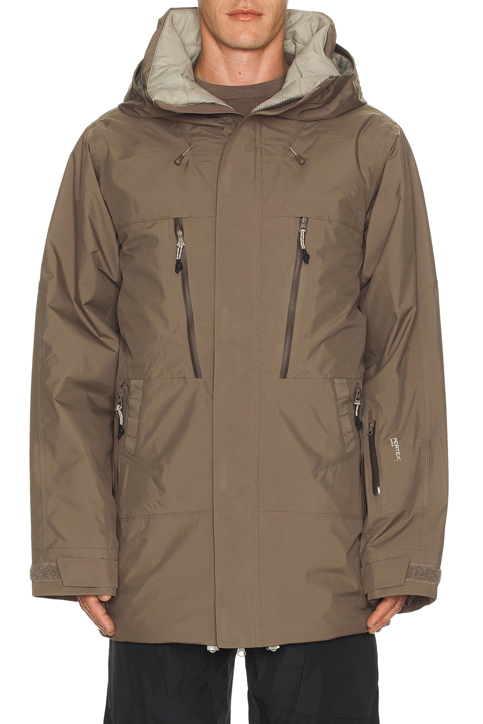 Whitespace Parka Jacket In Brown