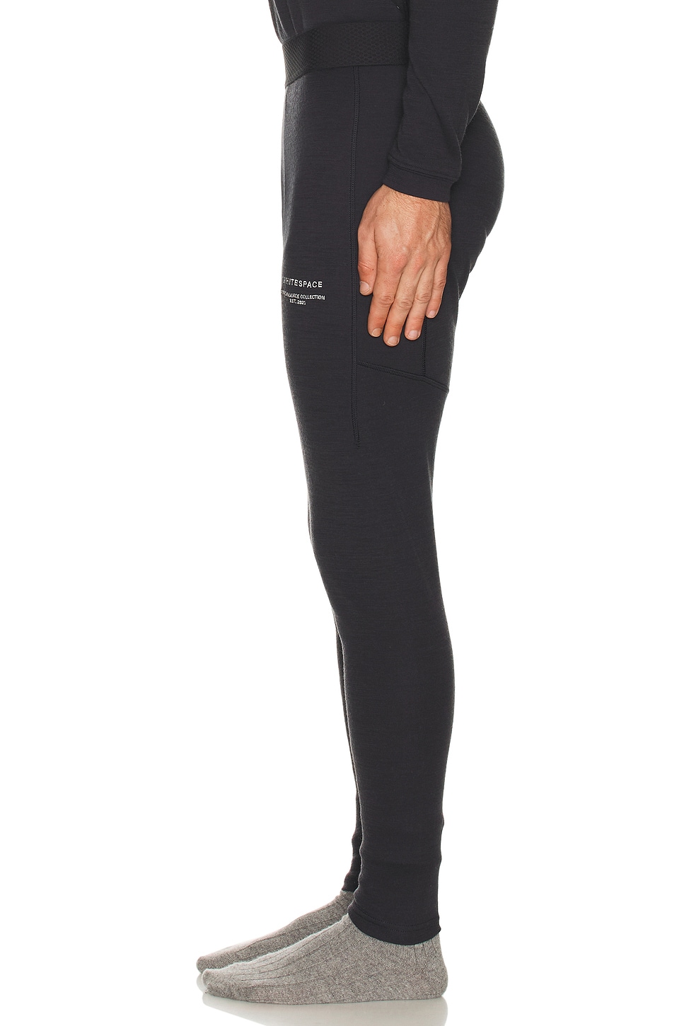Whitespace Merino Baselayer Pants In Black