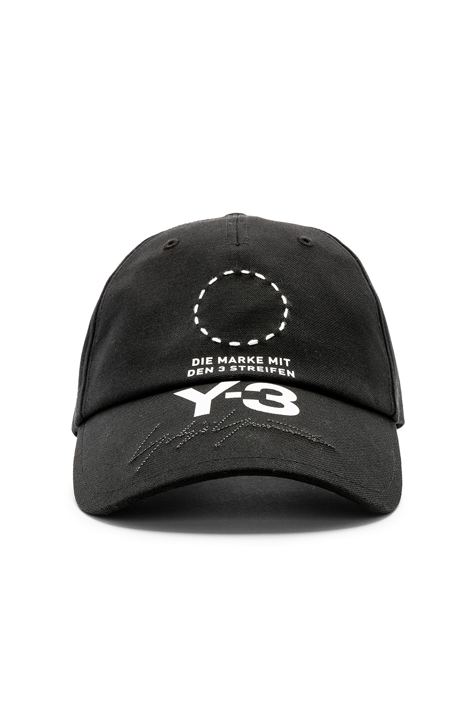 Image 1 of Y-3 Yohji Yamamoto Street Cap in Black