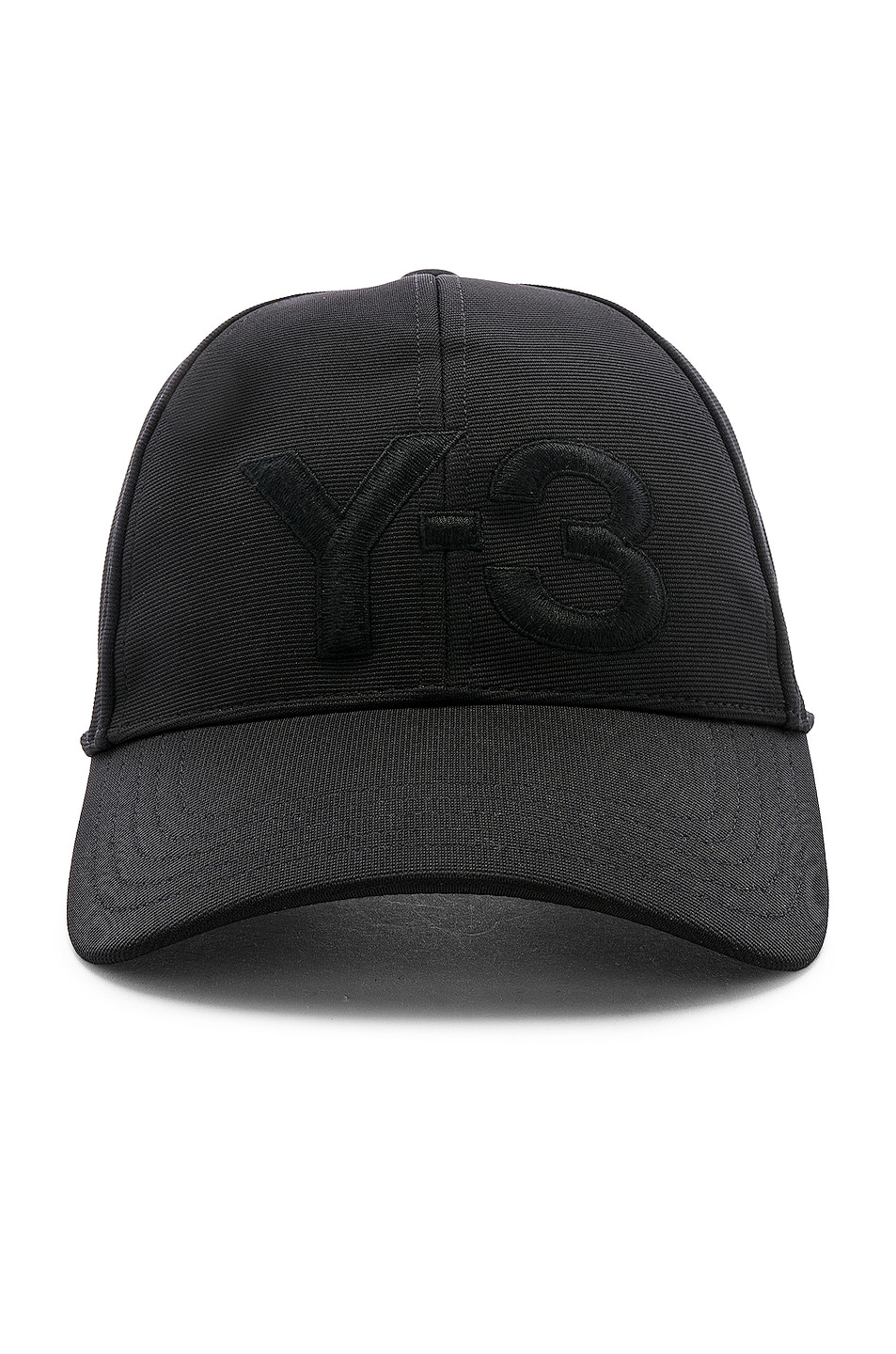 Image 1 of Y-3 Yohji Yamamoto Logo Cap in Black