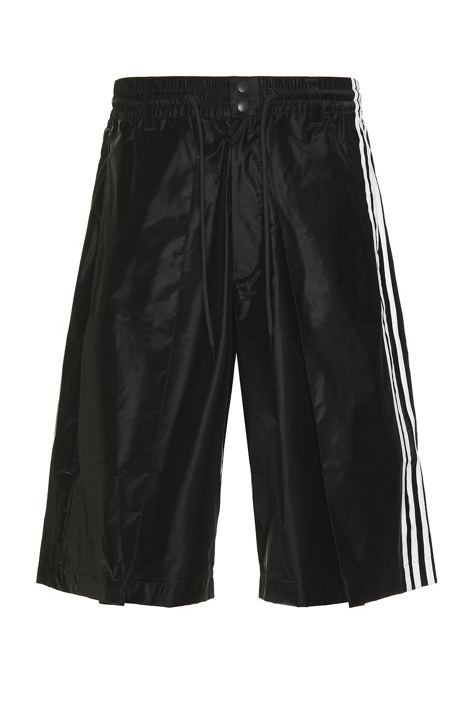 Image 1 of Y-3 Yohji Yamamoto Triple Black Shorts in Black