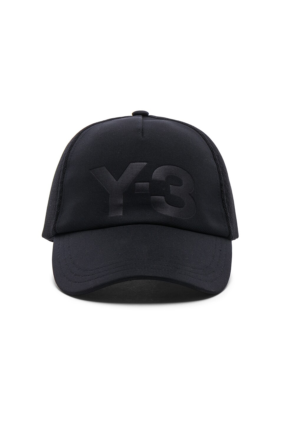 Image 1 of Y-3 Yohji Yamamoto Trucker Cap in Black