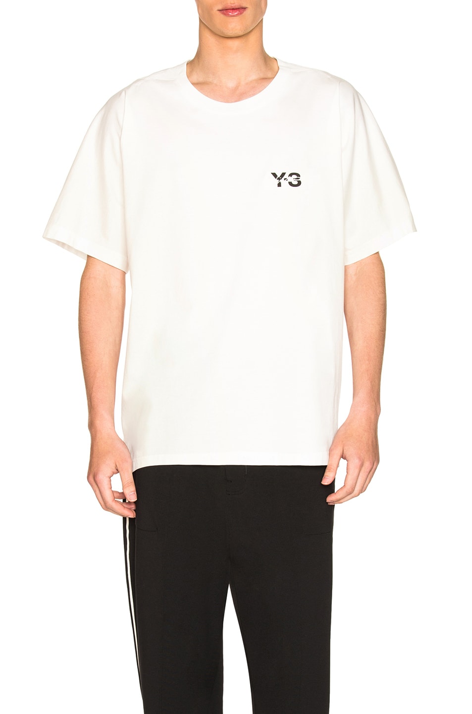 Image 1 of Y-3 Yohji Yamamoto Signature Tee in Core White