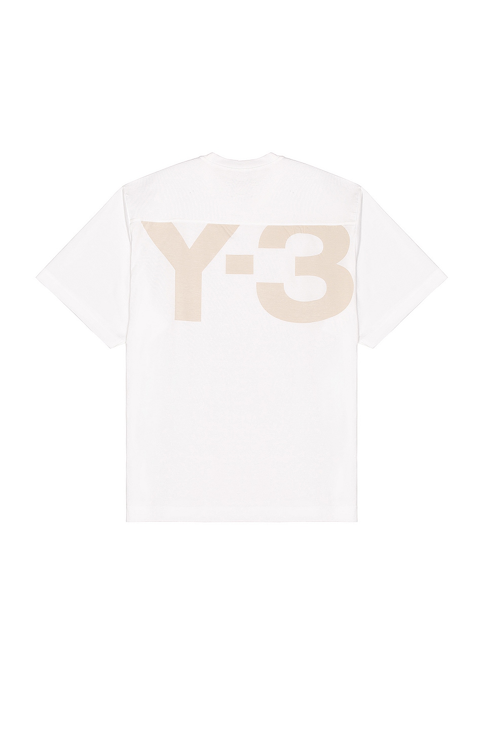 Image 1 of Y-3 Yohji Yamamoto Classic Paper Jersey Tee in White