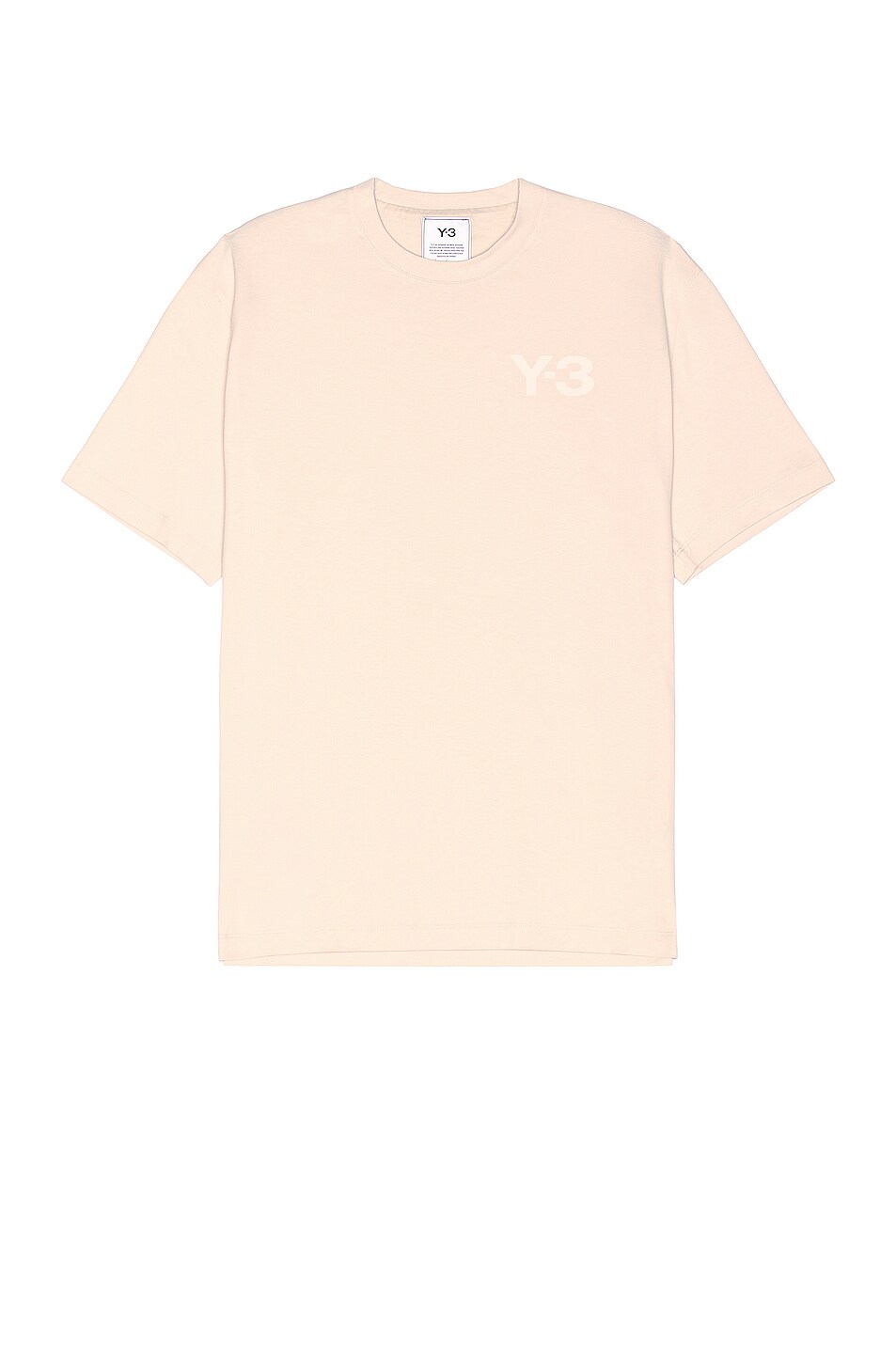 Image 1 of Y-3 Yohji Yamamoto Classic Chest Logo Tee in Linen