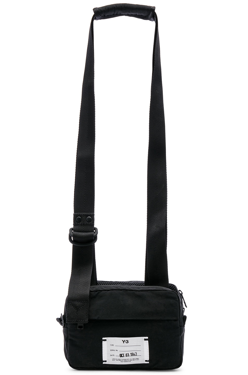 Image 1 of Y-3 Yohji Yamamoto Multi Pocket Bag in Black