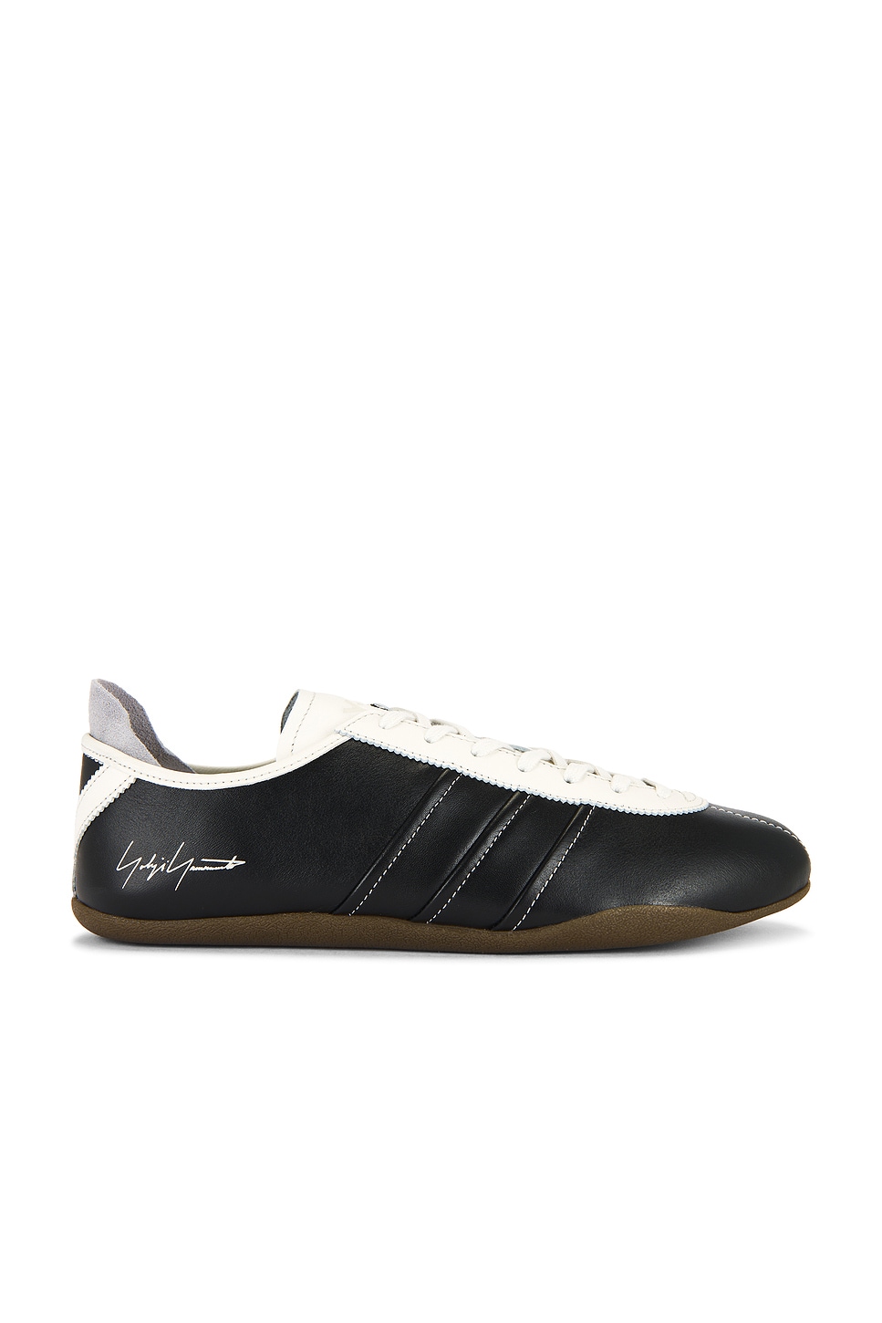 Image 1 of Y-3 Yohji Yamamoto Tokyo Sneaker in Black & Orbgry