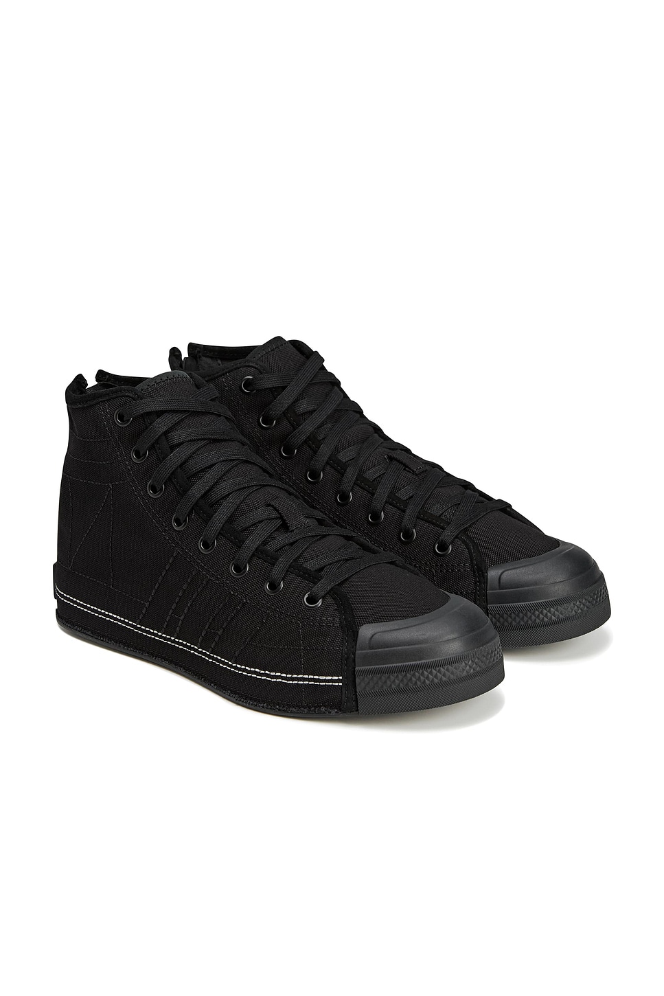 Y-3 Yohji Yamamoto X Nbhd Nizza Hi Sneaker In Black