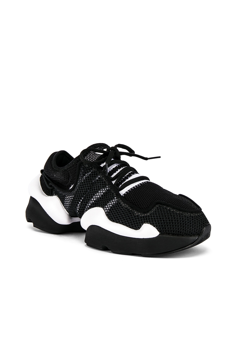 Image 1 of Y-3 Yohji Yamamoto Ren Sneaker in Core Black