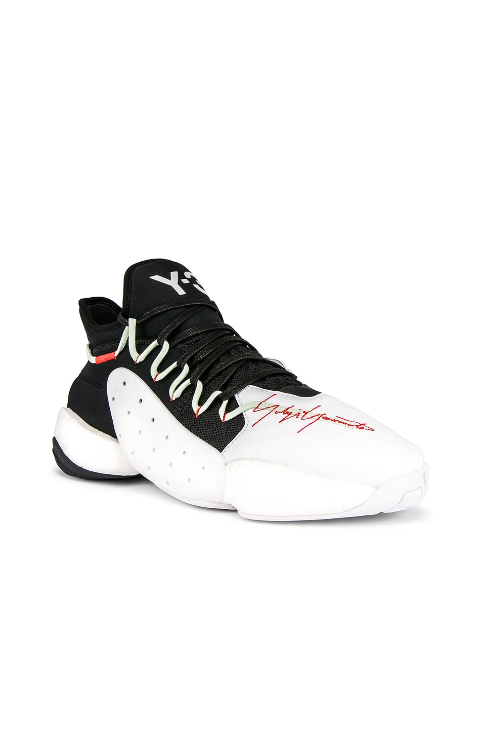 Image 1 of Y-3 Yohji Yamamoto BYW Bball Sneakers in Black & White
