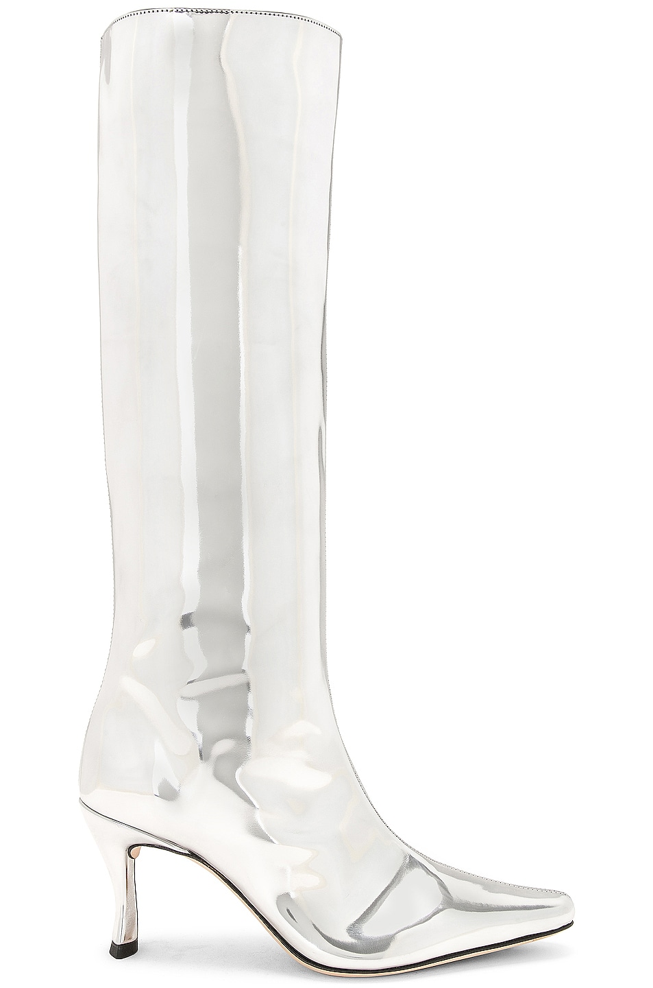 Image 1 of BY FAR Stevie Boot in Silver