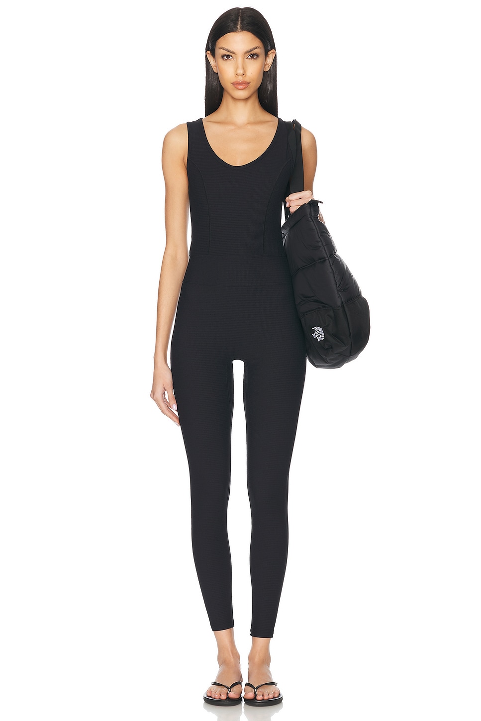 Thermal Slope Onesie in Black