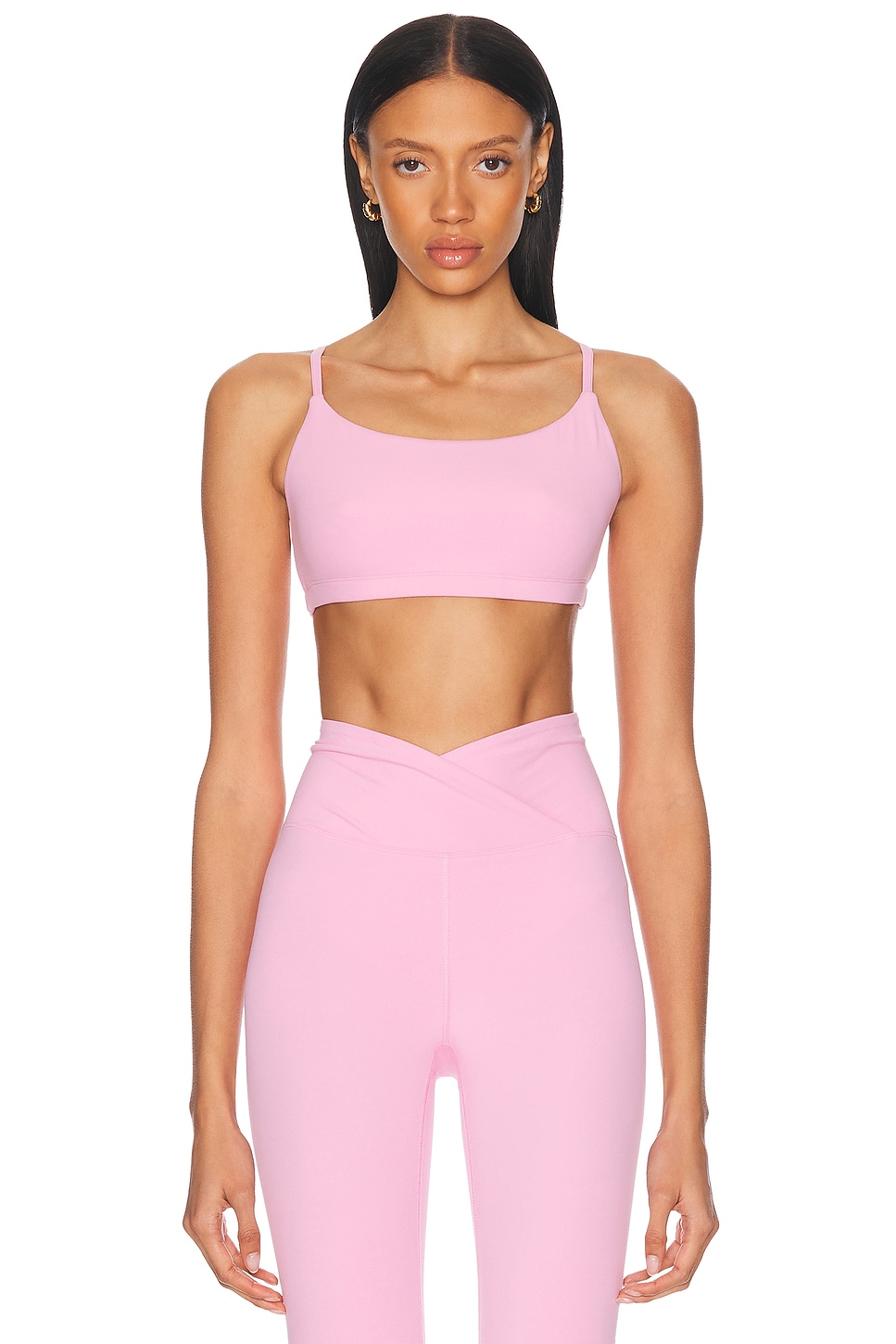 Studio Racer Bralette in Pink