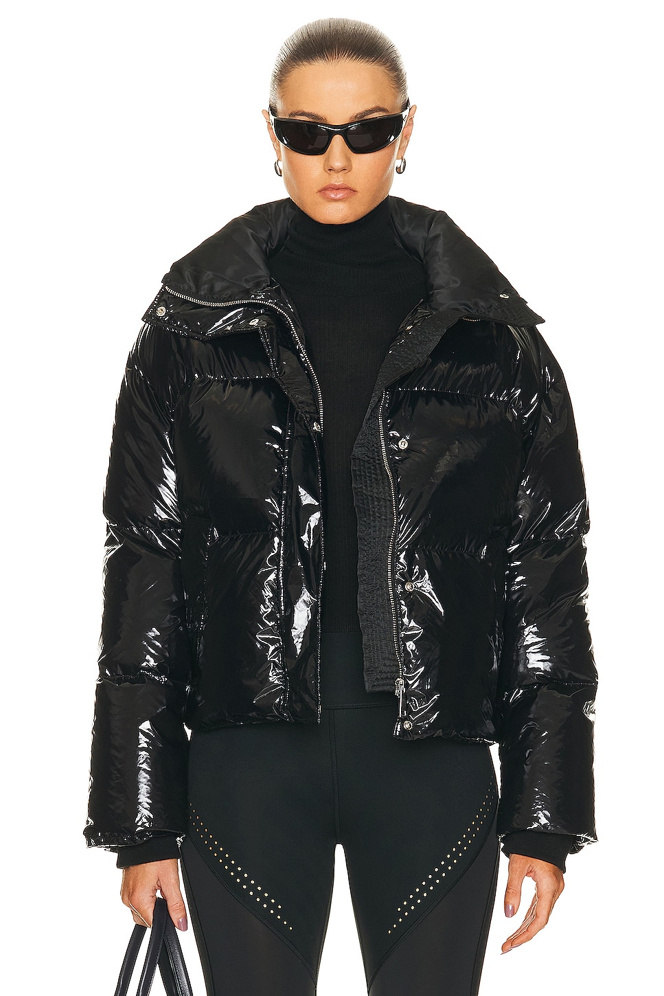 Image 1 of YEAR OF OURS Puffer Jacket in Black