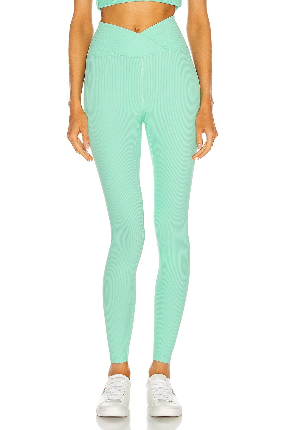 Image 1 of YEAR OF OURS Ribbed Veronica Legging in Mint
