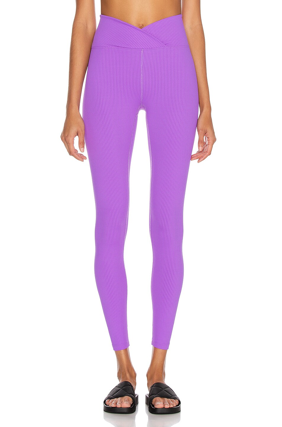 Image 1 of YEAR OF OURS Veronica Ribbed Legging in Orchid