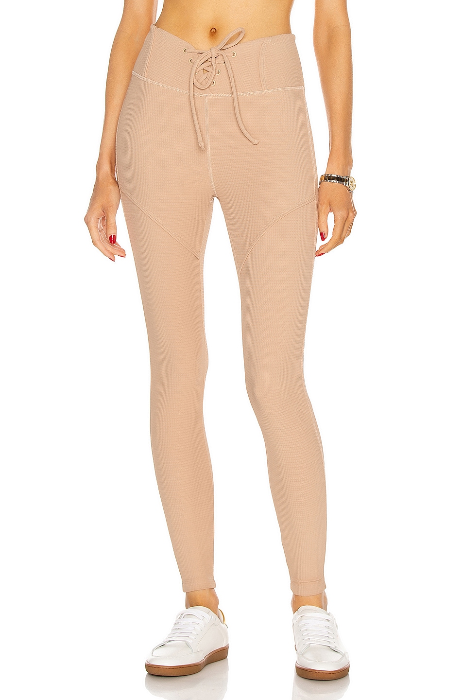 Image 1 of YEAR OF OURS Thermal Hockey Legging in Tan