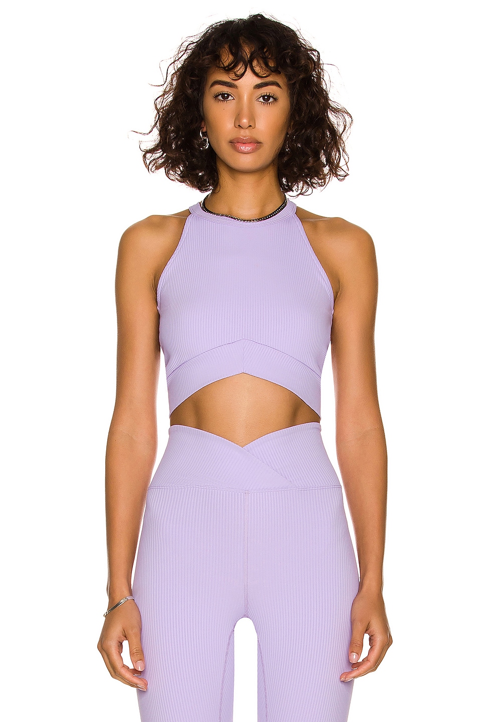 Image 1 of YEAR OF OURS Brigette Halter Top in Lavender