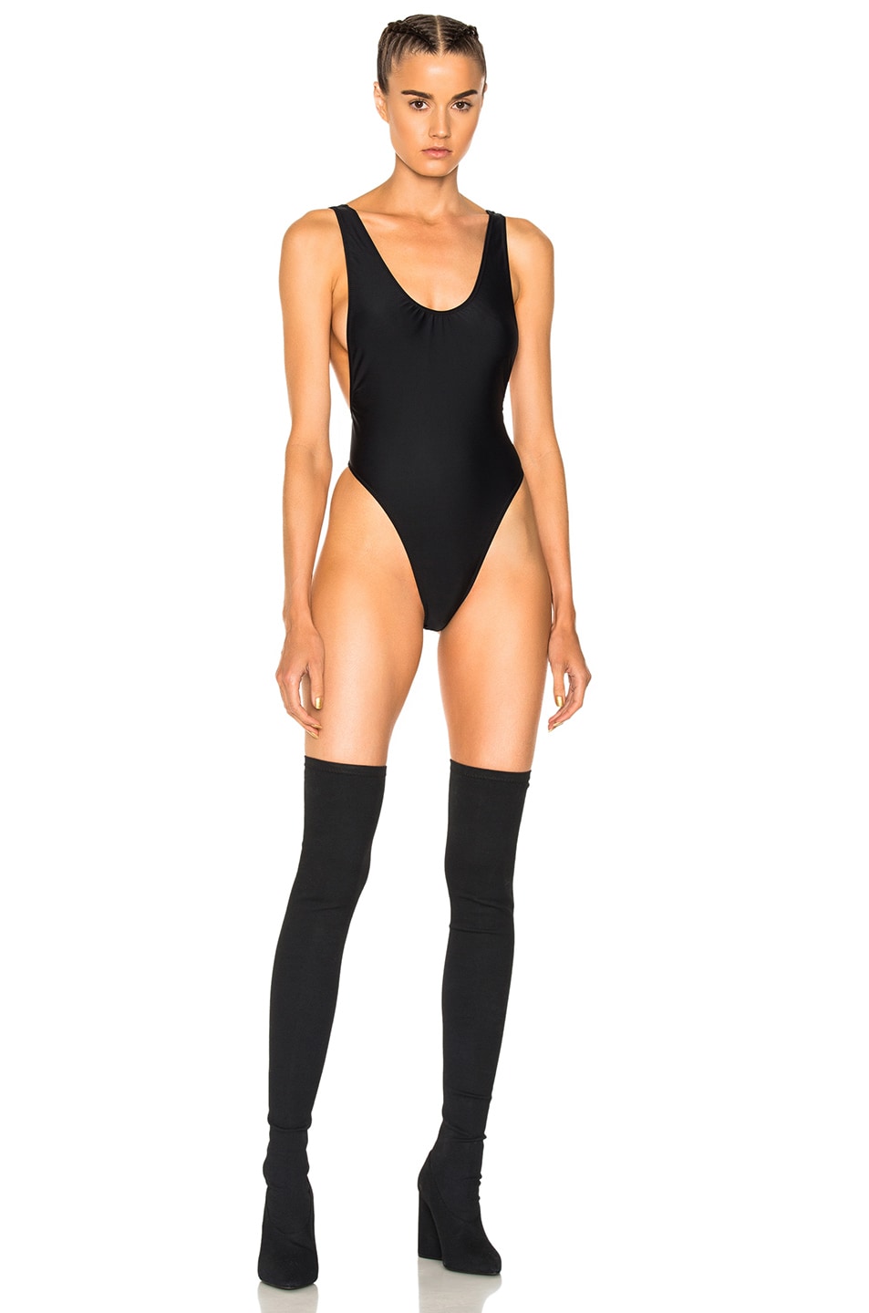 Image 1 of YEEZY Season 4 Basic Swimsuit in Black