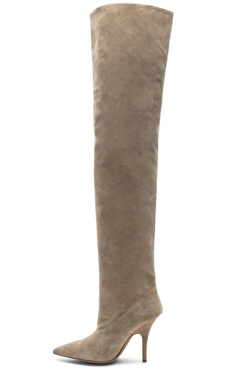 thigh high yeezy boots