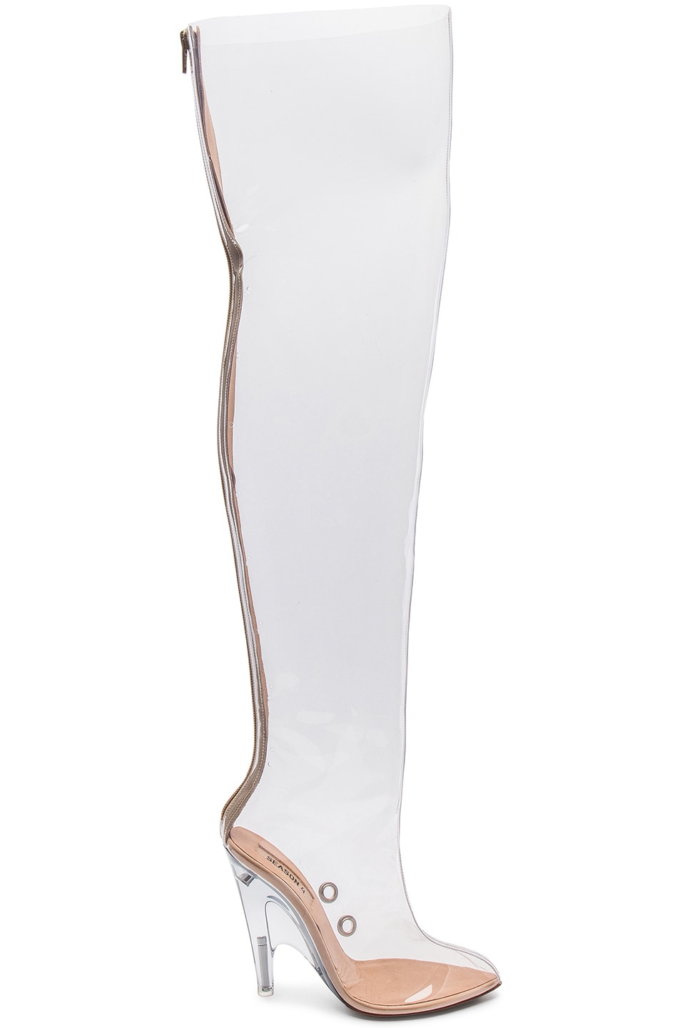 Image 1 of YEEZY Season 4 PVC Tubular Boots in Transparent