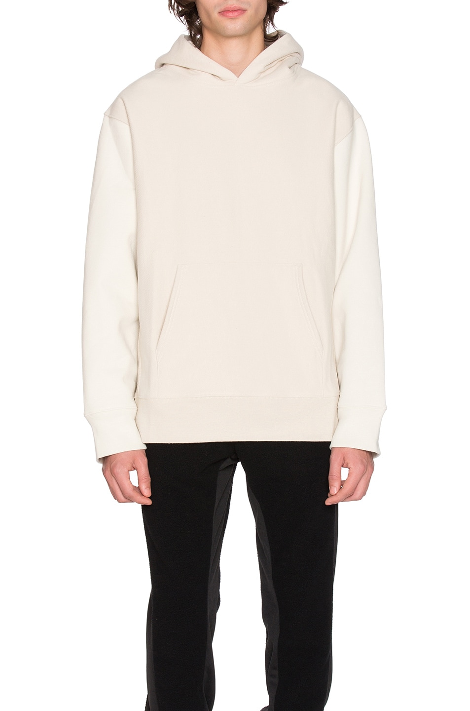 Image 1 of YEEZY Season 3 Two Tone Hoodie in Off White