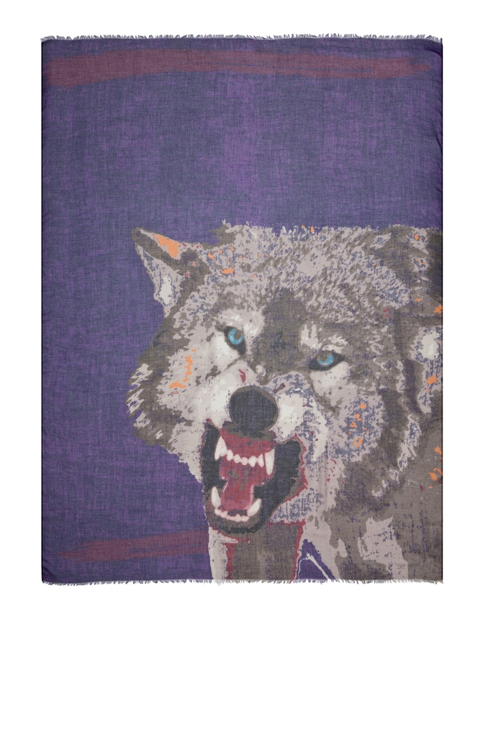 Image 1 of Yigal Azrouel Wolf Scarf in Mulberry Multi