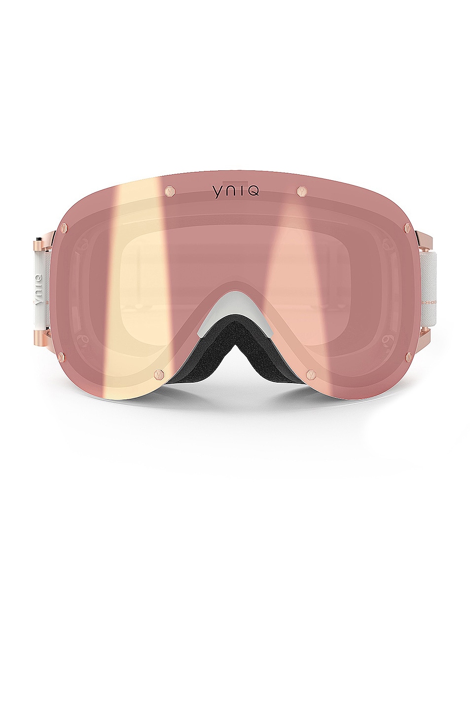 White Rose Gold Goggle in Metallic Neutral