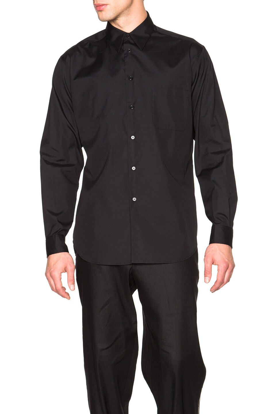 Image 1 of Yohji Yamamoto CDH Shirt in Black