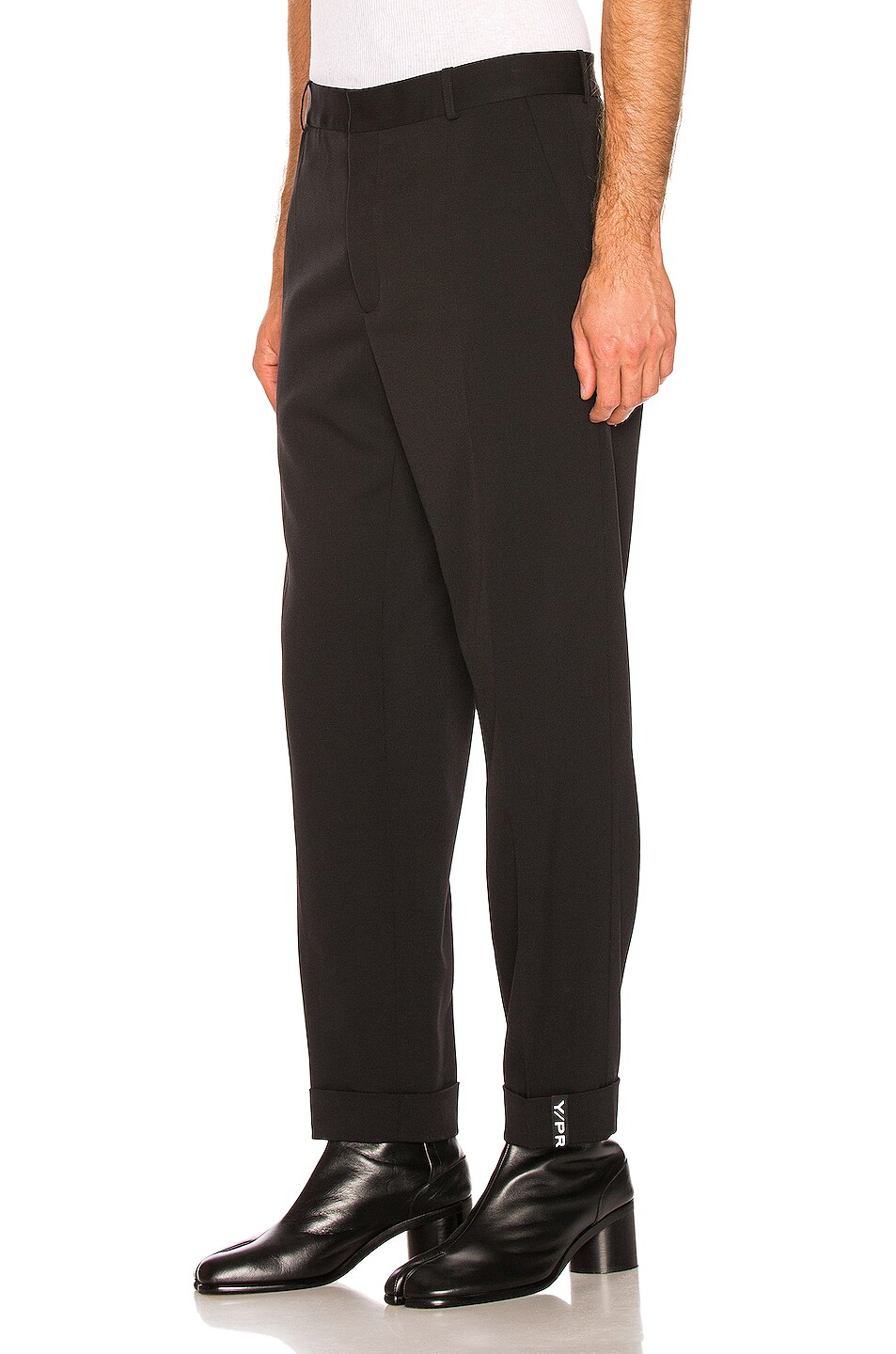 Image 1 of Y/Project Y Cuff Trousers in Black