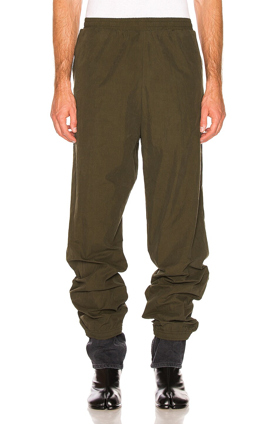 Image 1 of Y/Project Denim Cuff Track Pant in Khaki