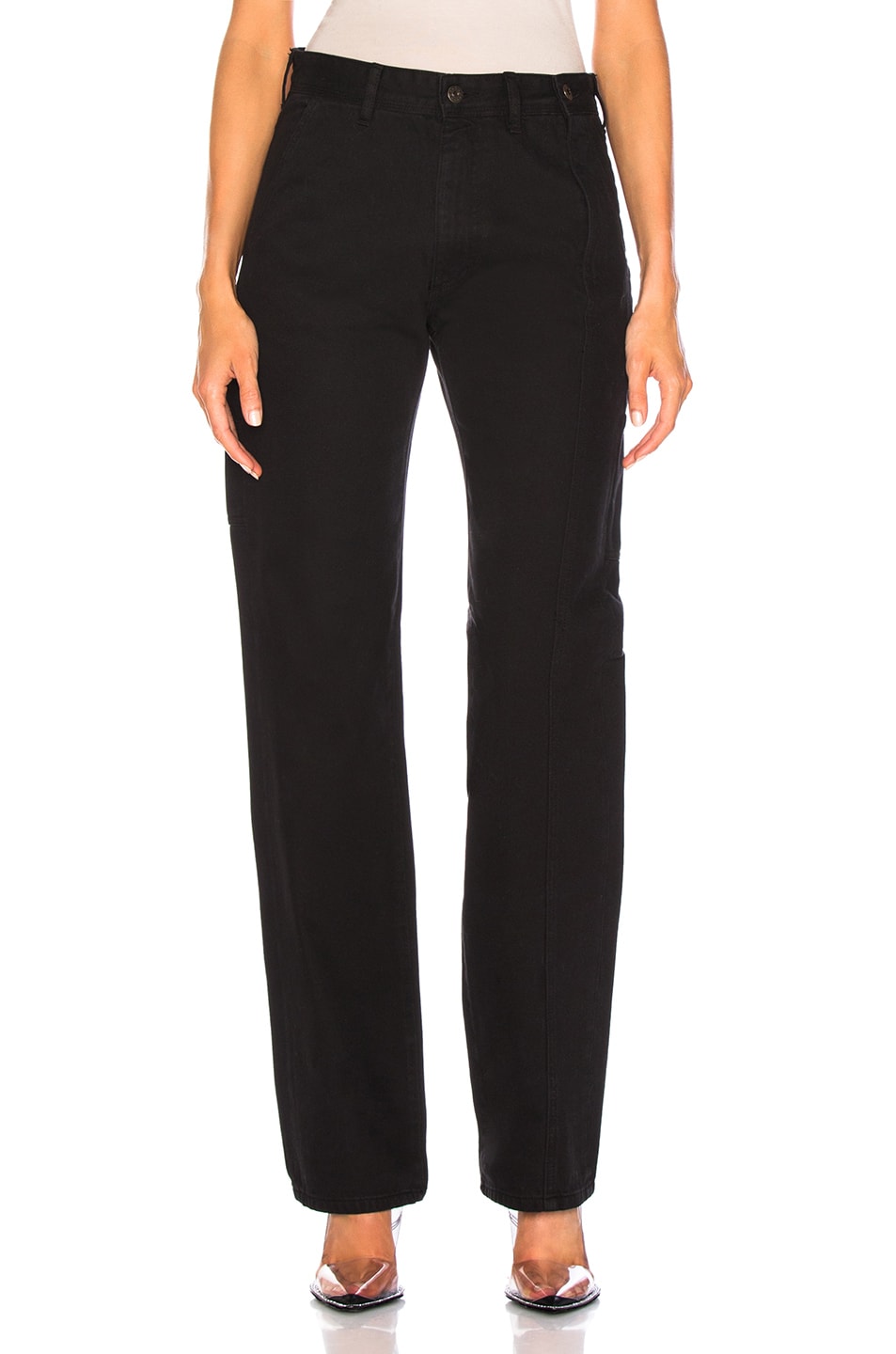 Image 1 of Y/Project Side Zip Pant in Black