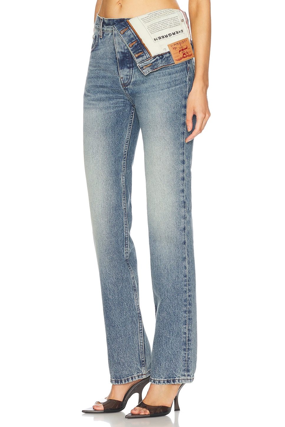 Y/Project Asymmetric Straight Leg Jeans thumbnail