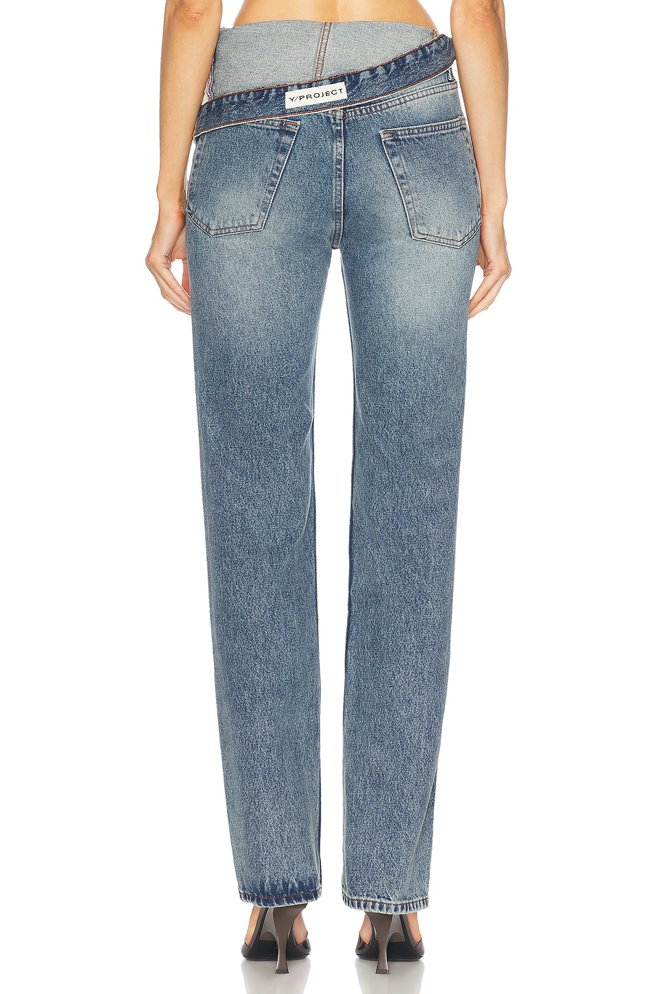 Y/Project Asymmetric Straight Leg Jeans thumbnail