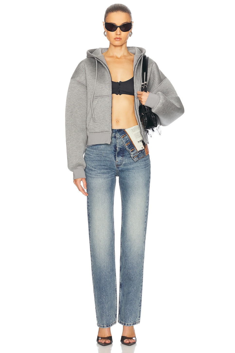 Y/Project Asymmetric Straight Leg Jeans thumbnail