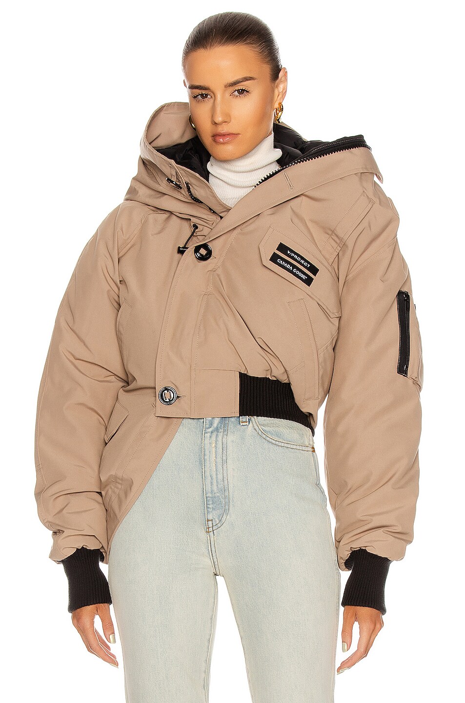 Image 1 of Y/Project x Canada Goose Chilliwack Bomber Jacket in Camel