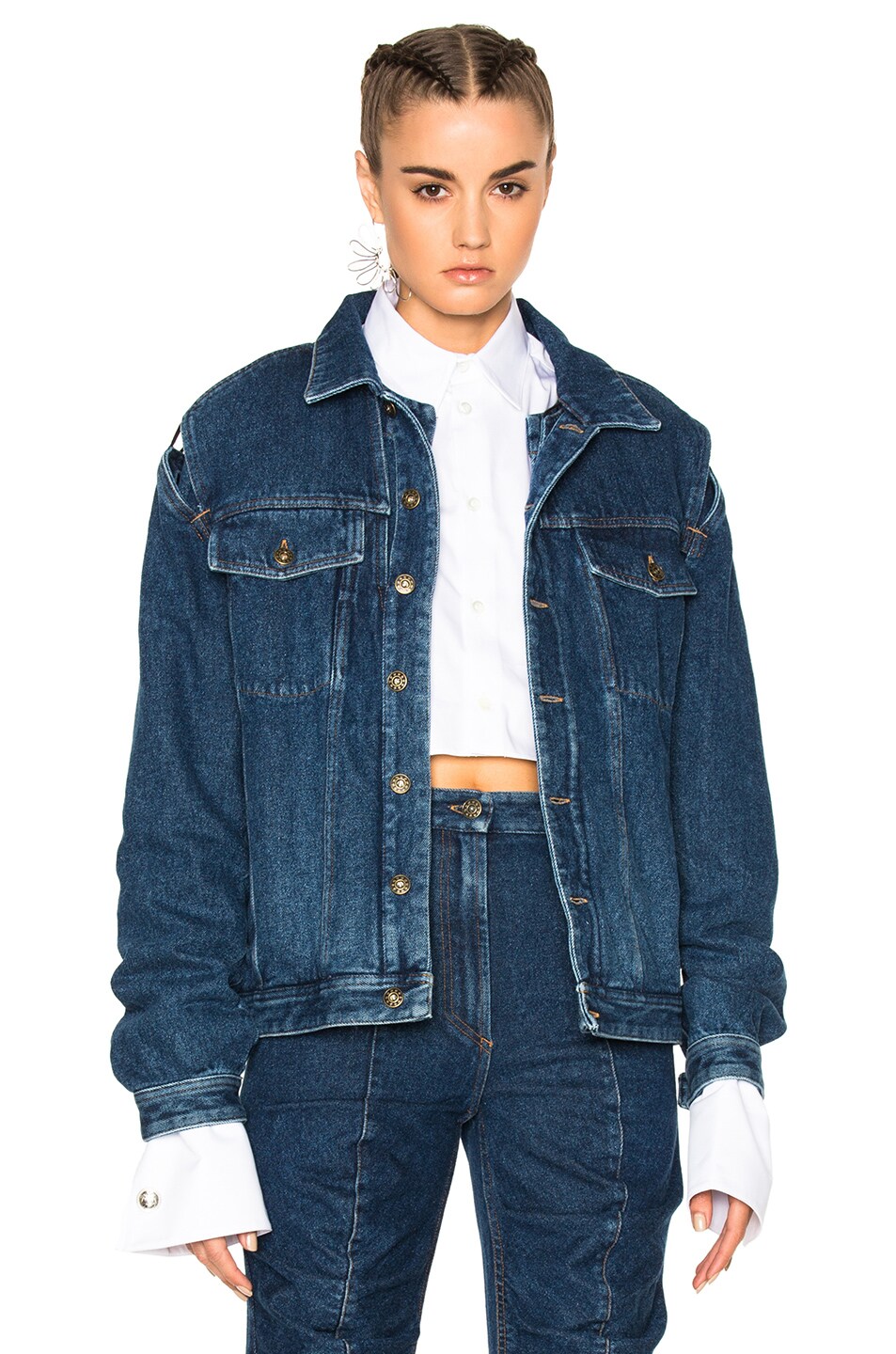 Image 1 of Y/Project Jacket in Navy