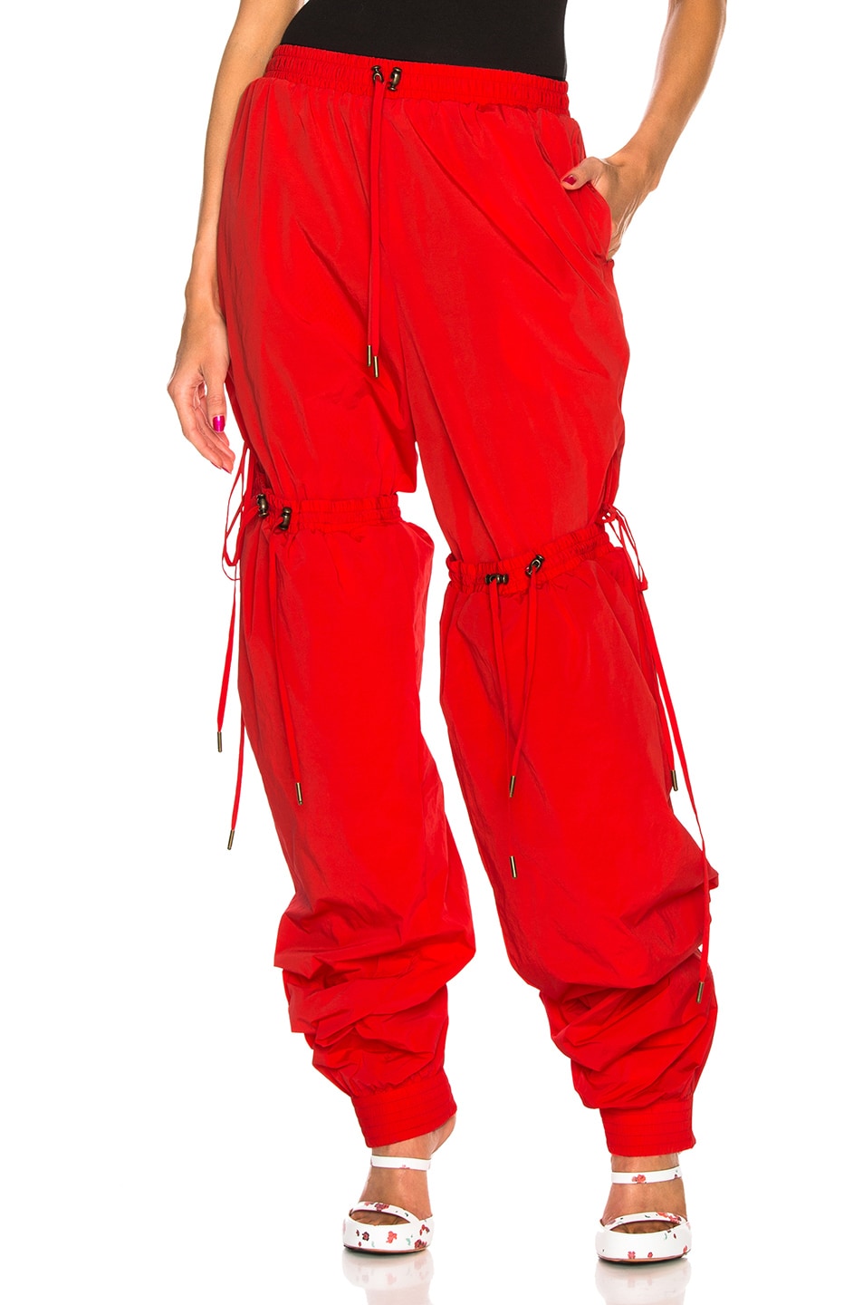 Image 1 of Y/Project Convertible Track Pant in Red